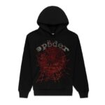 Black Rhinestone Sp5der Hoodie