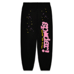 Black Sp5der Sweatpant