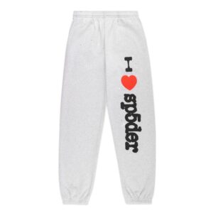 Grey Sp5der Sweatpants