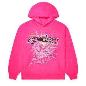 Magenta Sp5der Hoodie Pink