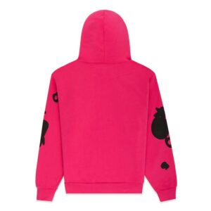 Pink Beluga Sp5der Hoodie - Back