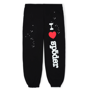 Sp5der Black Heart Sweatpants