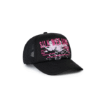 Sp5der Black Silk Web trucker Hat