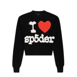 Sp5der Black Souvenir Sweater