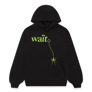 Sp5der Black Wait Hoodie