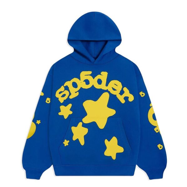 Sp5der Blue Beluga Hoodie
