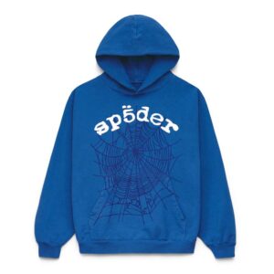 Sp5der Blue OG Web Hoodie