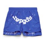 Sp5der Blue Web Double Layer Short