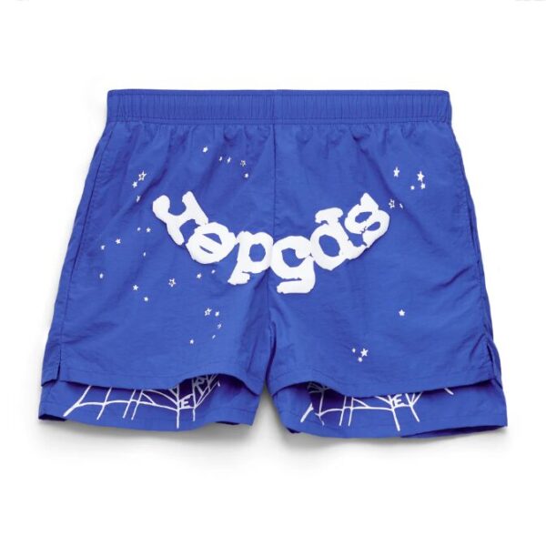 Sp5der Blue Web Double Layer Short