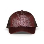 Sp5der Brown Web Trucker Hat