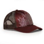 Sp5der Brown Web Trucker Hat