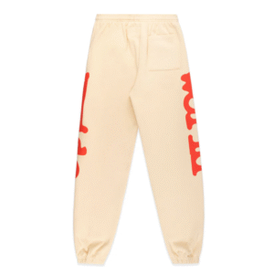 Sp5der Cream Beluga Sweatpant