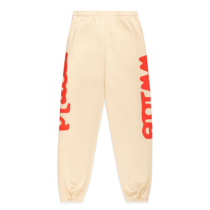 Sp5der Cream Beluga Sweatpant