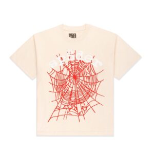 Sp5der Cream Legacy Logo Hw Tee