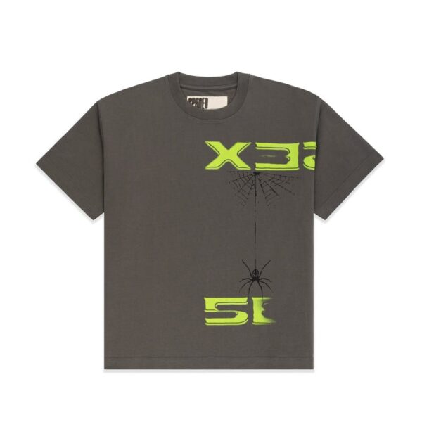 Sp5der Dark Grey 5ex Hw Tee