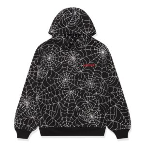 Sp5der Embroidered Aop Hoodie