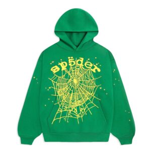 Sp5der Green Star Web V2 Hoodie