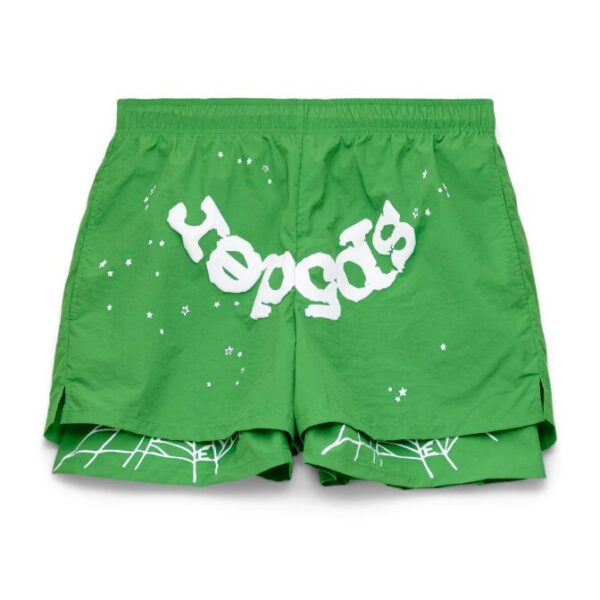 Sp5der Green Web Double Layer Short