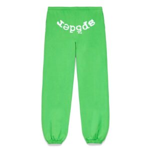 Sp5der Green Web Sweatpant