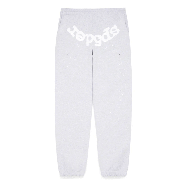 Sp5der Heather Grey Web Sweatpants