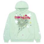 Sp5der Lime Hoodie