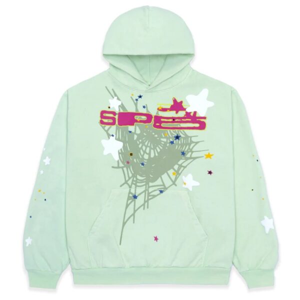 Sp5der Lime Hoodie