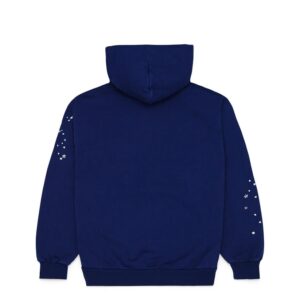 Sp5der Navy Pink OG Web Hoodie