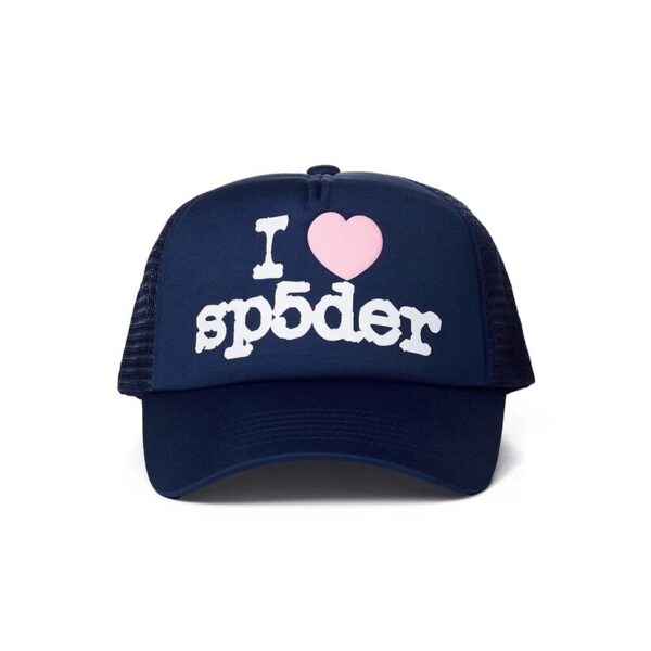 Sp5der Navy Souvenir Trucker Hat