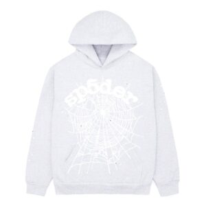 Sp5der OG Web Heather Grey Hoodie