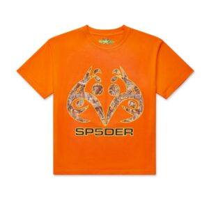 Sp5der Orange Real Tree TEE