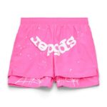 Sp5der Pink Web Double Layer Short