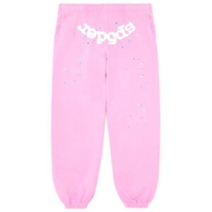 Sp5der Pink Web Sweatpant