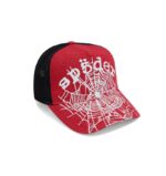 Sp5der Red Denim V2 Trucker Hat