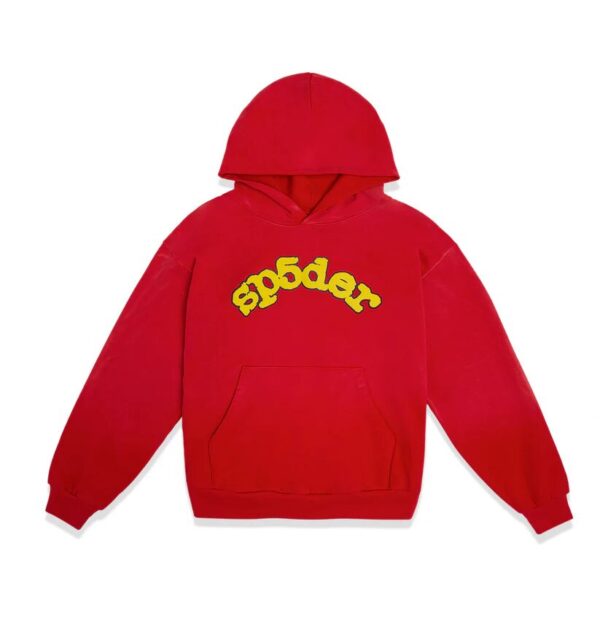 Sp5der Red OG Hoodie