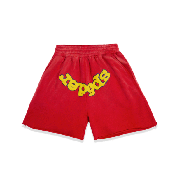 Sp5der Red OG Logo Short Front