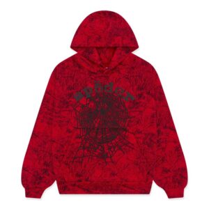 Sp5der Red OG Tree Camo Hoodie