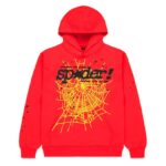 Sp5der Red Punk V2 Hoodie