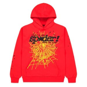 Sp5der Red Punk V2 Hoodie