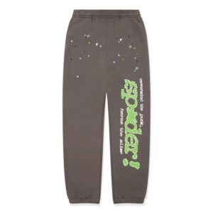Sp5der Slate Grey Punk Sweatpant