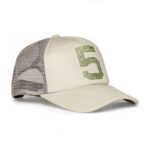 Sp5der Slate Grey Rhinestone 5 Trucker Hat
