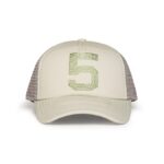 Sp5der Slate Grey Rhinestone 5 Trucker Hat