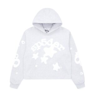 Sp5der Womens Cropped Beluga Hoodie