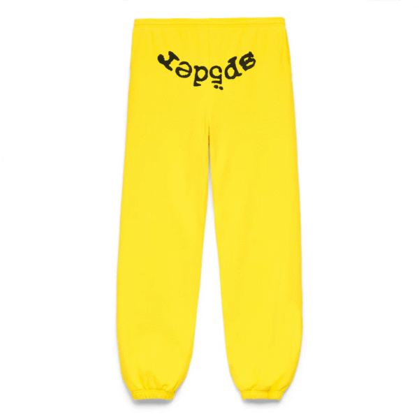 Sp5der Yellow Web V2 Sweatpant