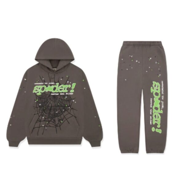 Sp5der Slate Grey Punk V2 Tracksuit