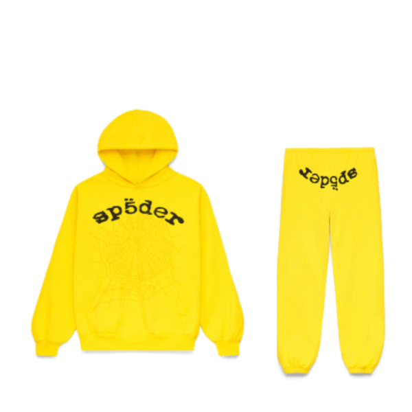 Sp5der Yellow Web V2 Tracksuit