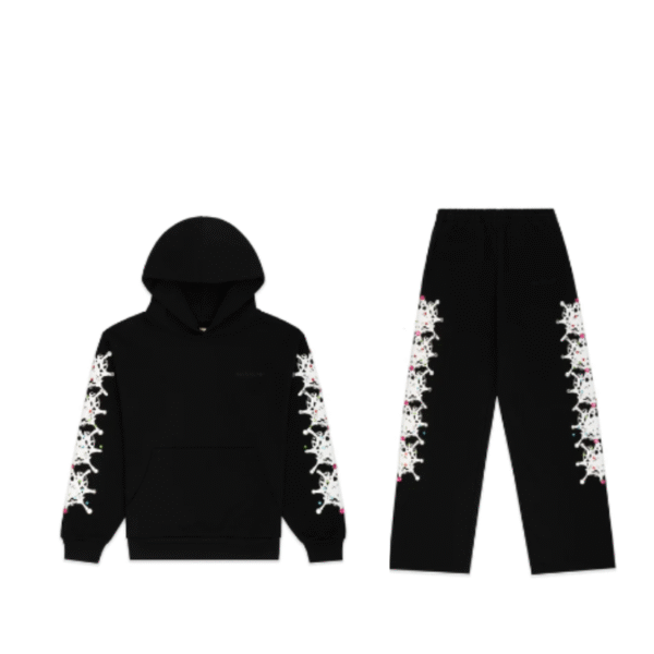 Sp5der Black Stone Tracksuit