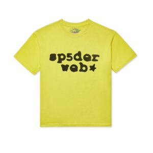 Yellow Black Sp5der Web Tee