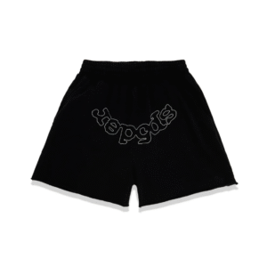Sp5der Black OG EMBROIDERED SHORT