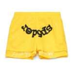 Sp5der Yellow Web Double Layer Short